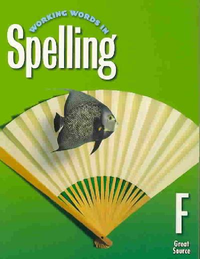 Working Words in Spelling