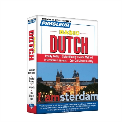 Pimsleur Dutch Basic Course - Level 1 Lessons 1-10 CD: Learn to Speak and Understand Dutch with Pimsleur Language Programs 10 Lessons, Volume 1