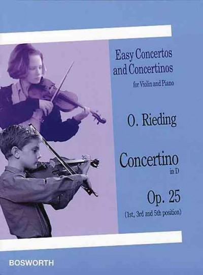Concertino in D Op. 25 1st, 3rd and 5th Position