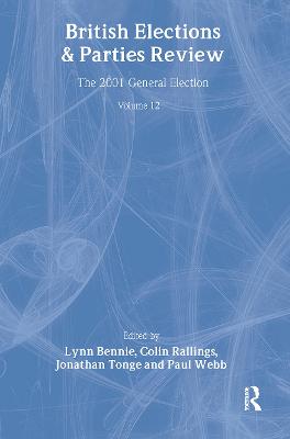 British Elections & Parties Review: The 2001 General Election