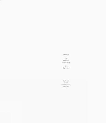 SAMPLE: 100 fashion designers, 10 curators