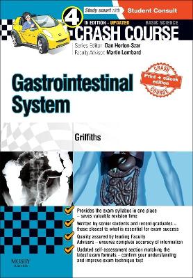 Crash Course Gastrointestinal System Updated Print plus eBook edition 4th edition
