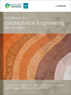 ICE Manual of Geotechnical Engineering, (2-volume set) 2nd New edition