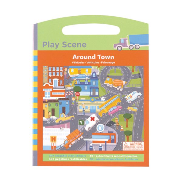 Around Town Sticker Play Scene