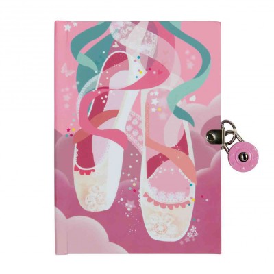 Ballet Slippers Locked Diary