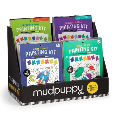 Mudpuppy Painting Kit Display