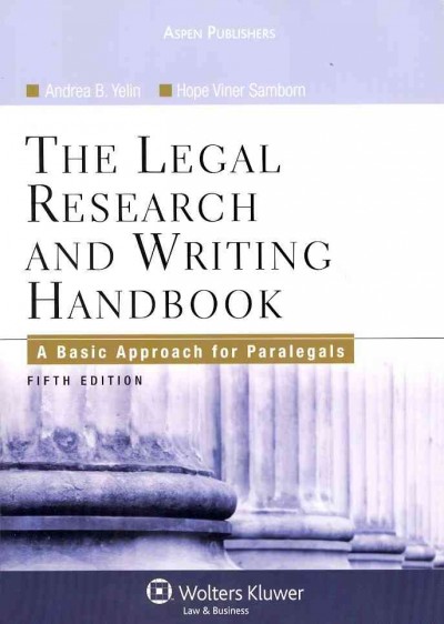Legal Research and Writing Handbook Blackboard Bundle: A Basic Approach for Paralegals 5th ed.