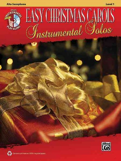 Easy Christmas Carols Instrumental Solos- Alto Sax