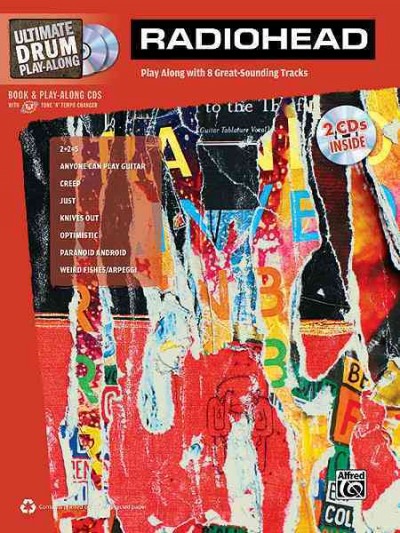 Ultimate Drum Play-Along Radiohead: Authentic Drum, Book & 2 Enhanced CDs