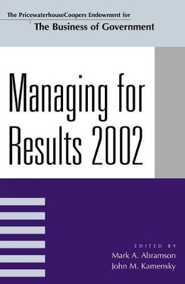 Managing For Results 2002