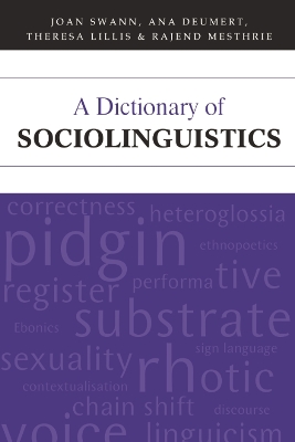 Dictionary of Sociolinguistics