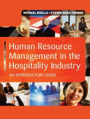 Human Resource Management in the Hospitality Industry 8th New edition