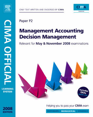 Management Accounting Decision Management 2008 4th Revised edition