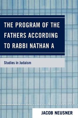 Program of the Fathers According to Rabbi Nathan A