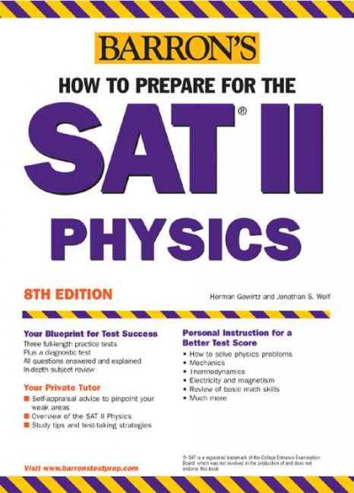 HTP SAT II: Physics 8th Revised edition