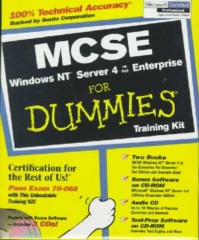 MCSE Windows NT Server 4 in the Enterprise For Dummies, Training Kit