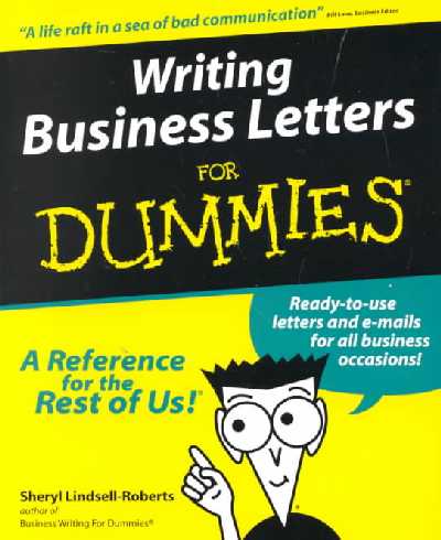 Writing Business Letters For Dummies