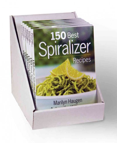 150 Best Spiralizer Recipes: Counter Display Pack