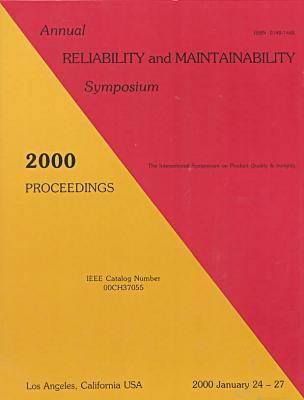 2000 Reliability & Maintainability Annual Symp 2000 ed.