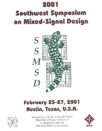 Southwest Symposium on Mixed-Signal Design, 2001