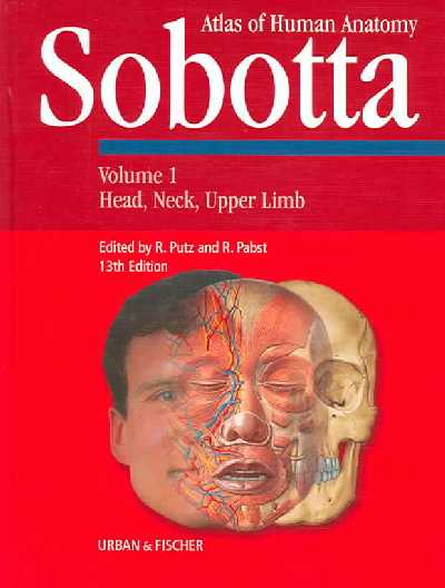 Sobotta Atlas of Human Anatomy 13th edition, Vol 1 and 2, English Text with Latin Nomenclature