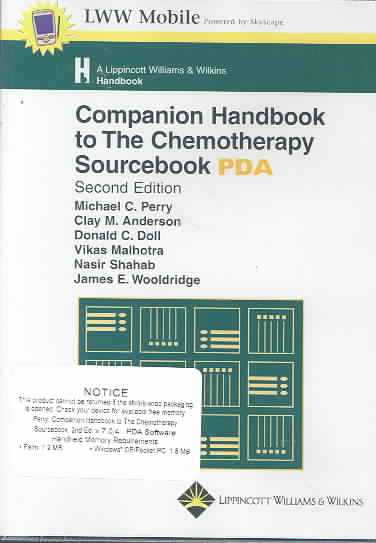 Companion Handbook to the Chemotherapy Sourcebook for PDA 2nd Revised edition