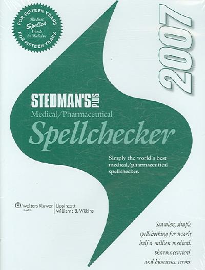 Stedman's Plus Version 2007 Medical/Pharmaceutical Spellchecker, Standard  (Starter Kit Upgrade)