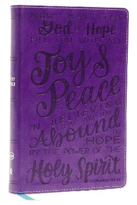 NKJV, Holy Bible for Kids, Verse Art Cover Collection, Leathersoft, Purple,  Comfort Print: Holy Bible, New King James Version
