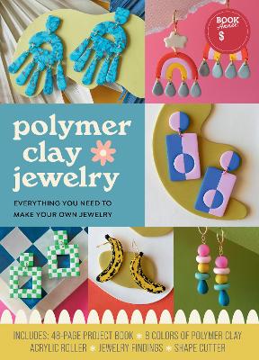 Polymer Clay Jewelry Kit: Everything You Need to Make Your Own Jewelry  Includes: 48-page Project  Book, 8 Colors of Polymer Clay, Acrylic Roller, Jewelry Findings, Shape Cutters