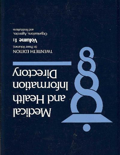Medical & Health Information Directory 20 3v Set 20th ed.