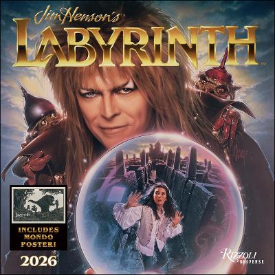 Jim Hensons Labyrinth 2026 Wall Calendar (Includes Full-Color Poster)