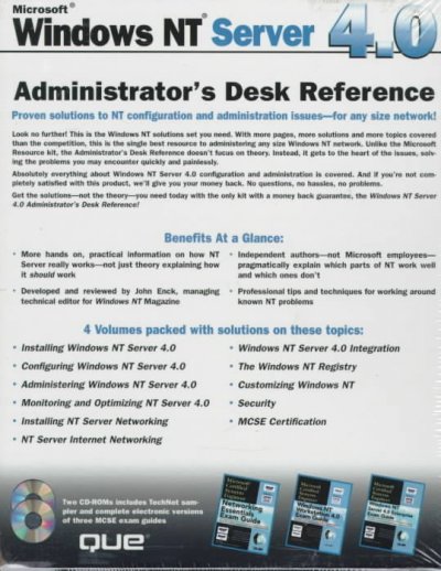 Windows NT Server 4.0 Administrator's Desk Reference Special edition