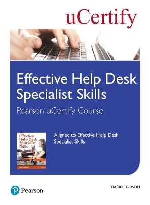 Effective Help Desk Specialist Skills Pearson uCertify Course Student Access  Card