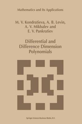 Differential and Difference Dimension Polynomials 1999 ed.