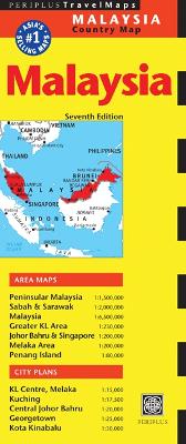Malaysia Travel Map Seventh Edition 7th edition