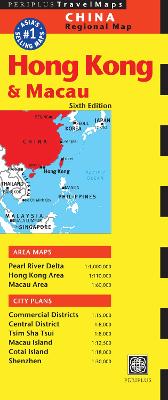 Hong Kong & Macau Travel Map Sixth Edition 6th