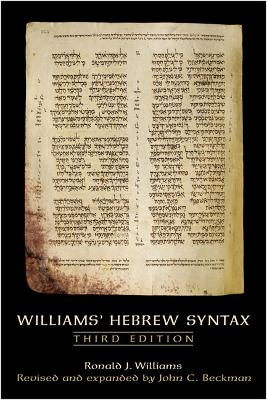 Williams' Hebrew Syntax, Third Edition 3rd New edition