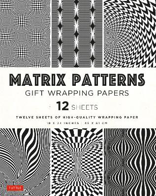 Matrix Patterns Gift Wrapping Papers - 12 sheets: 18 x 24 inch (45 x 61 cm) Wrapping Paper