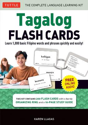Tagalog Flash Cards Kit: Learn 1,000 Basic Filipino Words and Phrases Quick and Easily! (Free Online  Audio Recordings)