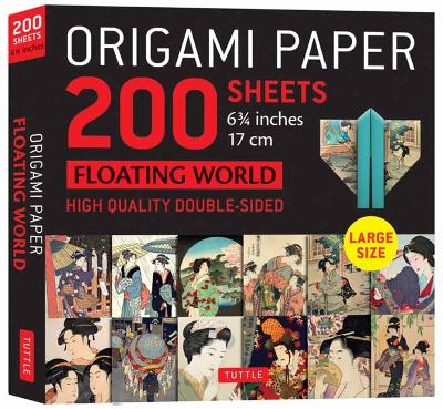 Origami Paper 200 sheets Floating World 6 3/4 (17 cm): Tuttle Origami Paper: Double-Sided Origami Sheets with 12 Different Prints  (Instructions for 6 Projects Included)