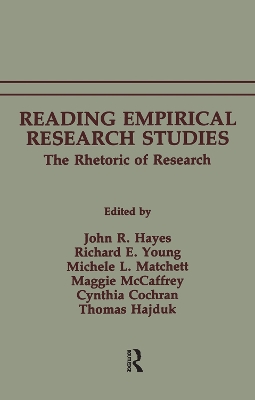 Reading Empirical Research Studies: The Rhetoric of Research