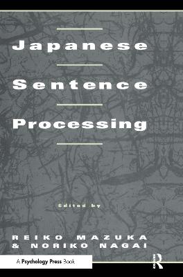 Japanese Sentence Processing