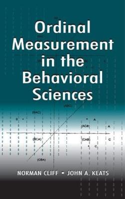 Ordinal Measurement in the Behavioral Sciences