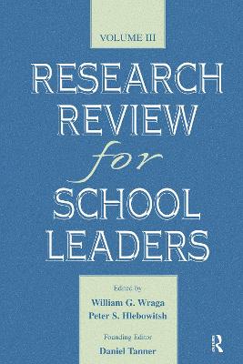 Research Review for School Leaders: Volume Iii