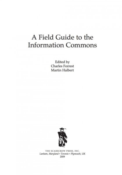 Field Guide to the Information Commons