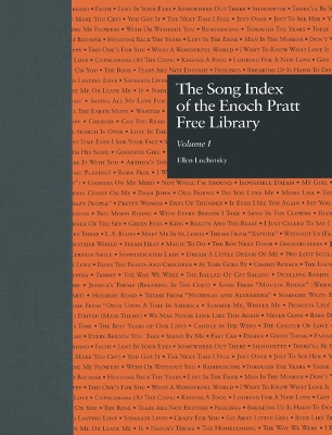 Song Index of the Enoch Pratt Free Library