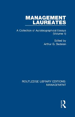 Management Laureates: A Collection of Autobiographical Essays (Volume 4)
