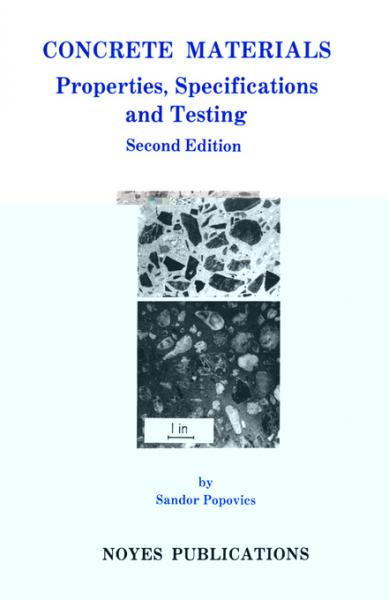 Concrete Materials: Properties, Specifications, and Testing