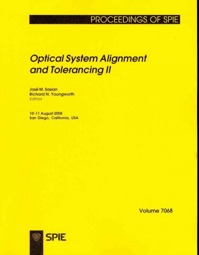 Optical System Alignment and Tolerancing II