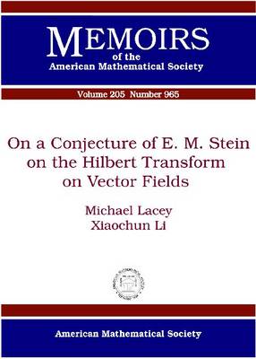 On a Conjecture of E. M. Stein on the Hilbert Transform on Vector Fields